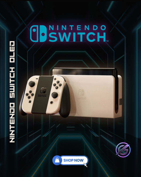NINTENDO SWITCH OLED 64GB COLOR BLANCO Y NEGRO