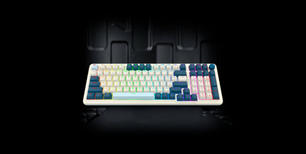 TECLADO REDRAGON EISA PRO K686AK RGB WHITE/BLUE