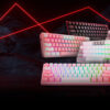 TECLADO REDRAGON FIZZ PRO 616-RGB WHITE/PINK