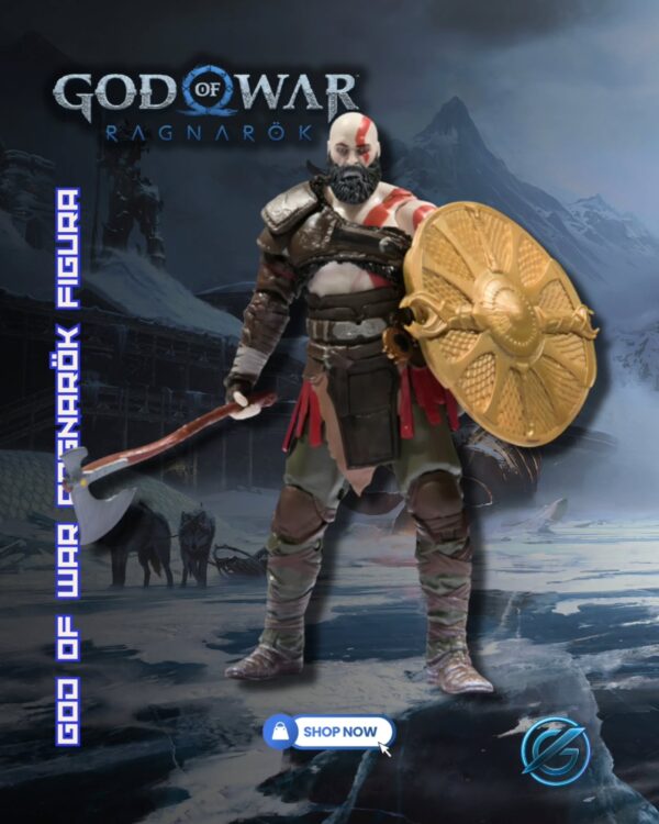 FIGURA COLECCIONABLE PLAYSTATION GOD OF WAR RAGNAROK KRATOS 15CM