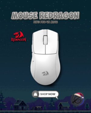 MOUSE REDRAGON K1NG PRO M916-PROP 1K WHITE