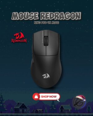 MOUSE REDRAGON K1NG PRO M916-W 4K BLACK