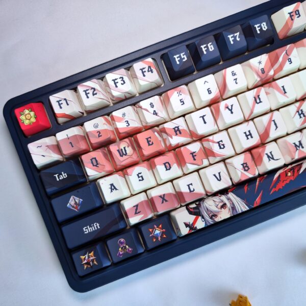 TECLADO REDRAGON EISA PRO K686AK RGB BLACK/WHITE ANIME